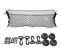 WANGBINGXING Rete Bagagliaio Auto Auto Universale Trunk Reach Cargo Bagagli Nylon Elastic Mesh 90x30 cm/40x110 CM Porta Netto con 4 Ganci di plastica Tasca(Long 110 CM)