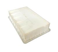 WANGBINGXING Stampo Cemento Cemento Mattoni Antichi Stampo Lungo La Strada Sentiero del Giardino in Pietra 3D Scultura Antiscivolo Calcestruzzo Stampi for Pavimentazione in Plastica 50x30x10cm