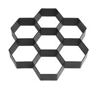 WANGBINGXING Stampo Cemento Giardino Fai da Te in plastica Percorso Maker Modello marciapiede calcestruzzo Gradino Pietra Cemento Stampo Mattone(B)