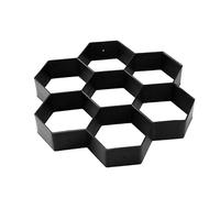 WANGBINGXING Stampo Cemento Path Maker Mold Riutilizzabile Calcestruzzo Cemento Stone Design Finitrice Walk Stampo Fai da Te(B 30x30cm)