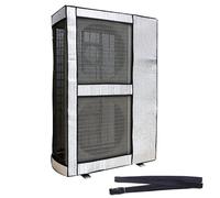 WANGCEPLSD Copri Climatizzatore Esterno, Telo Esterno Anti-Neve Anti-Polvere, Copri Motore Condizionatore Esterno, Traspiranti e Termoisolanti, Resistenti a Pioggia e Neve(125x92x35cm/49x36x14in)