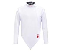 WANGCEPLSD Giacca da Scherma Classica, Abbigliamento per Allenamento di Scherma per Spada, Sciabola, Unisex, 450N, Design con Cerniera e Adesivo(48)