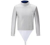 WANGCEPLSD Giacca da Scherma Unisex Lavabile, Giacca di Scherma in Metallo, per Schermidori Destrimani, Facile da Indossare e Togliere, per Spada di Fioretto(38)