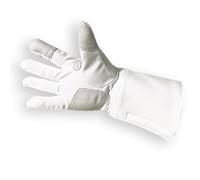 WANGCEPLSD Guanti da Scherma Imbottiti, Equipaggiamento Scherma, Palmo Antiscivolo, per Fioretto, Spada, Sciabola, Mano Destra, Protezione per le Mani(#6.5)