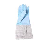 WANGCEPLSD Guanti da Scherma Imbottiti, Guanti a Sciabola Traspirante, Protezione per Le Mani da Scherma, Polsini Adesivi Regolabili, per Allenamento con la Sciabola, Mano Sinistra(#7.0)