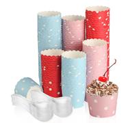 WangChaoJiu Pirottini per muffin di carta, 150 pezzi, pirottini per cupcake