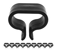 WANGCL 10 Clip Antiscivolo per mobili da Patio, Clip di allineamento Nero, connettori sezionali per mobili in Rattan (Piccolo)