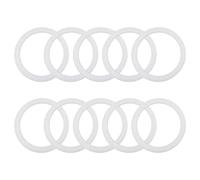 WANGCL 10 guarnizioni di ricambio per moka, in silicone per uso alimentare, per fornello in alluminio, per bialetti, 6 tazze