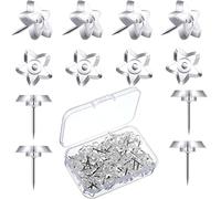 WANGCL 100PCS Cuore Trasparente Spille per Foto Parete Sughero bacheca casa Parete Modello Decorazioni