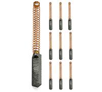 WANGCL 10Pcs Motore Carbonio Burch per KitchenAid Mixer Alimentare 5K5SSWHK55K -6x6x25mm