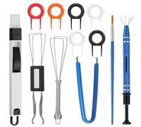 WANGCL 12 Pezzi Interruttore di Lubrificazione della Tastiera Set Estrattore Keycap Remover Interruttore Meccanico Apri per Tastiere Meccaniche Riparazioni Pulizia