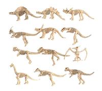 WANGCL 12 Pezzi Scavo Fossili e Scheletro Dinosauro, Simulazione Giocattoli Archeologici, Figure per Bambini