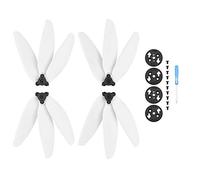 WANGCL 2 Paia di eliche di Ricambio per droni a Basso Rumore Pale dell'elica a Tre Pale Potente Spinta Adatta per DJI Mavic Mini Accessori per droni- Bianco