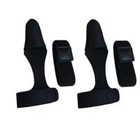 WANGCL 2 paia di maniche per canna da pesca, in neoprene espandibile per canna da pesca e guanti con set di cinghie per canna da pesca