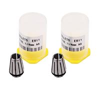 WANGCL 2 PZ 1/4 "Molla Collet Set ER11 Collet Set per CNC Macchina Per Incisione Fresatura Tornio Strumenti