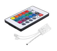 WANGCL 2 PZ 24 Tasti Wireless IR Telecomando con Ricevitore LED Striscia Controller RGB Controller per 3528 5050 SMD RGB LED Strip Lights