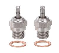 WANGCL 2 PZ RC Glow Plug Nitro Glow Plug N3 per 1/10 RC Auto Camion Buggy Compatibile con Traxxas Kyosho HSP HPI Redcat
