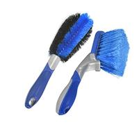 WANGCL 2 spazzole per cerchioni e spazzole per pneumatici spazzola per auto per la pulizia del mozzo del cerchione dell'auto