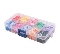 WANGCL 300 Bottoni Colorati per Artigianato a 2 Fori Doppi per Bambini per Cucire Cardigan per Bambini per Lavorare a Maglia con Scatola di Plastica