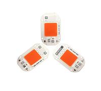 WANGCL 3PCS 50w Spettro Completo LED Coltiva La Luce AC 220V LED Sorgente di Luce Chip per Pianta da Interno Veg e Bloom -Waveband 380-840nm