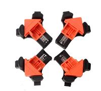 WANGCL 4 Morsetti ad Angolo retto a 90 Gradi Fai da Te in Legno Strumento di Posizionamento per la Lavorazione del Legno, Perforazione e Realizzazione di armadietti