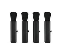 WANGCL 4 pennelli Portatili per la Pulizia del Computer Portatile per Laptop, Tastiera, telefoni cellulari, Fotocamere, Prodotti digitali Accessori per Auto, Colore Nero