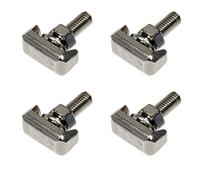WANGCL 4 Pezzi Terminali Batteria In Acciaio Inox T-Bolt Kit Vite Tendicavo Batteria per Cavi Batteria per Sostituzione Parti di Automobili del Veicolo
