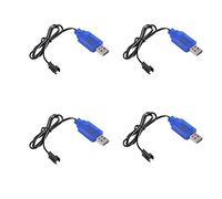 WANGCL 4PCS USB 6 Volt Caricabatteria RC Connettore Batteria con SM Plug RC Caricabatteria per 1/10 RC Auto