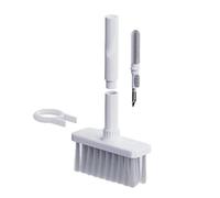 WANGCL 5-in-1 Kit di Strumenti Multifunzione per la Pulizia del Computer Kit di Strumenti per la Pulizia degli Angoli Estrattori Multi-Spazzola per PC,Laptop,AirPods,Tastiera perfotocamera (Bianco)