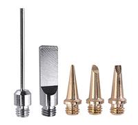 WANGCL 5 Punte di Saldatura, Kit di Punte per Saldatore a Gas per saldare Utensili elettrici in Schiuma Punte per Saldatura Accessori per Utensili di Saldatura