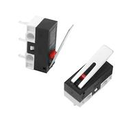 WANGCL 50PCS Micro Interruttore Mini Finecorsa Lunga Cerniera Leva 3Pin Sensibile Tact Switch per Computer Mouse Elettronica Automotive, Comunicazione Test Attrezzature ecc