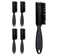 WANGCL 6 Pezzi Spazzola per la Pulizia della Lama del tagliatore dei Capelli Spazzola di Nylon Spazzola per Unghie Trimmer Barbiere Strumento di Pulizia Nero