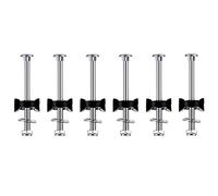 WANGCL 6PCS Acciaio zincato Trampolino Vite Accessori Trampolino per la Maggior Parte dei Tipi di trampolini Robusto Durevole 7,8x0,6 cm