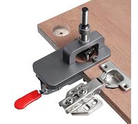 WANGCL 8PCS 35mm Cerniera Foratura Jig Set Nascosto Cerniera Jig Porta Foratura Jig Jig per Cabinet Cerniere E Piastre di Montaggio Lavorazione Del Legno FAI DA TE