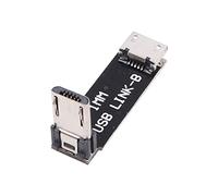 WANGCL 90 Gradi L Forma Ad Angolo Retto Adattatore USB Maschio a Femmina Adattatore USB Scheda di Estensione per FPV Drone Flight Controller