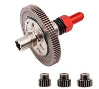 WANGCL 91T Spur Gear Slipper Frizione Set con Pignoni 21T 19T 17T Set per 1/10 Arrma Senton 4X4 550 Granito 4X4 550 Typhon 4X4 550-Rosso