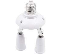 WANGCL Adattatore per Lampadina 3 in 1 Regolabile da E27 a E27 Adattatore per Presa di Corrente AC 220V