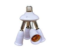 WANGCL Adattatore per Lampadina 4 in 1 Regolabile da E27 a E27 Adattatore per Presa di Corrente AC 220V