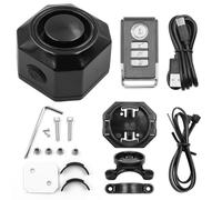 WANGCL Allarme Bici con Telecomando USB Ricaricabile Allarme Vibrazione antifurto Volume 110 Db per Moto Mobilità Scooter Caravan