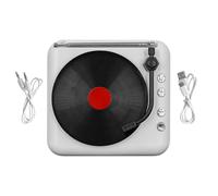 WANGCL Altoparlante Bluetooth Imitazione Giradischi Altoparlante a Forma di Radio Vintage Supporto Bluetooth 5.0 Scheda TF U Disco AUX...