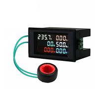 WANGCL Amperometro Voltmetro 80-300V 100A AC Display Meter Misuratore di Potenza Digitale AC Meter con LCD a Colori Digitale Volt Amp Watt Detector Pannello del Lettore