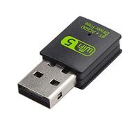 WANGCL Antenna WiFi USB AC600Mbps Adattatore WiFi Rosso Dual Band 2.4G/5GHz Recettore WiFi per PC Sobremesa