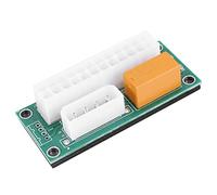 WANGCL ATX 24Pin a Molex 4Pin Dual PSU Alimentazione SYNC Starter Extender Cavo Scheda per BTC Miner Machine (Verde)