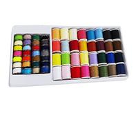 WANGCL Bobine per macchina da cucire Filato 60 pezzi Bobine da cucito Kit da viaggio Multicolore con scatola di immagazzinaggio Filo Accessori per macchine da ricamo