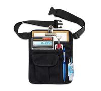 WANGCL Borsa per Grembiule da Bar per Ristorante, Borsa per Soldi in Vita, con Fibbia per Cintura Regolabile, per Cameriera, Cameriere