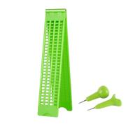 WANGCL Braille Slate Braille - Kit in Ardesia Braille a 4 Righe, 28 Celle, Colore: Verde