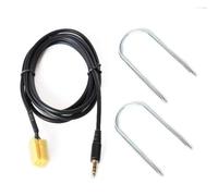 WANGCL Cavo AUX per autoradio Ftia Graend Puont Panad Craom Laanci Maus Y Aalf con autoradio Mini connettore Jack Femmina 3,5 mm + Kit di Estrazione