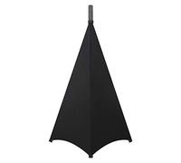 WANGCL Custodia per Altoparlante per Altoparlante treppiede Scrim Stand Gonna DJ Bag Copertura a 360 Gradi per Illuminazione degli Altoparlanti con Borsa portaoggetti (Nero) 1 Confezione da 1
