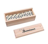 WANGCL D6 Dominoes - Set Completo per Bambini e Adulti, con Coperchio Scorrevole