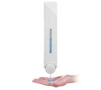 WANGCL Dispenser di Sapone da Parete per Doccia, Shampoo in Gel, per Bagno, WC, Ufficio, Bar, Ristorante, Hotel, Colore: Bianco